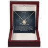 Princesa Birthday Love Knot Gold Necklace Gift