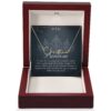 Princesa Birthday Signature Name Gold Necklace