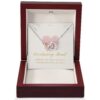 Wife Interlocking Hearts Necklace Gift