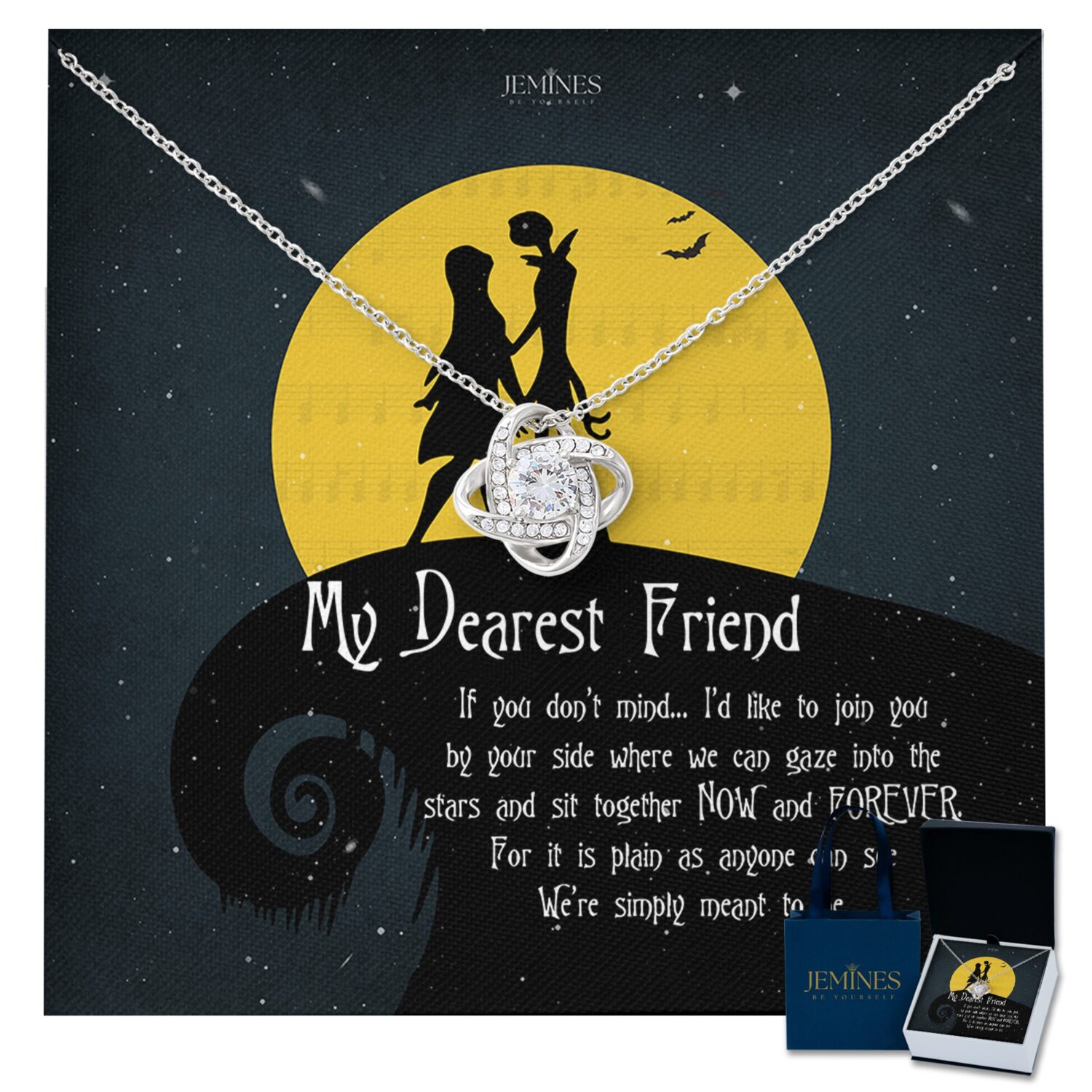 Wife Love Knot Necklace Elegant Gift