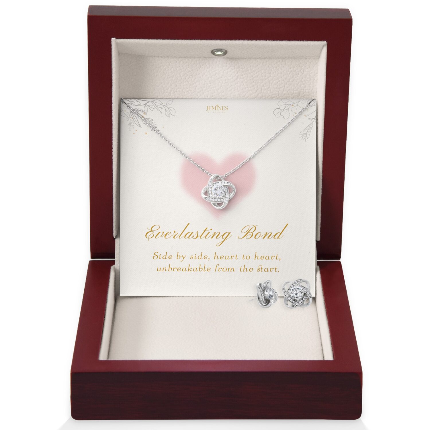 Wife Love Knot Set Necklace Gift