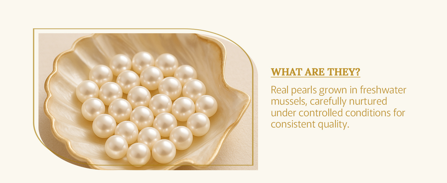 Natural Freshwater Pearl Necklace Grace Elegant Gift Women (4)