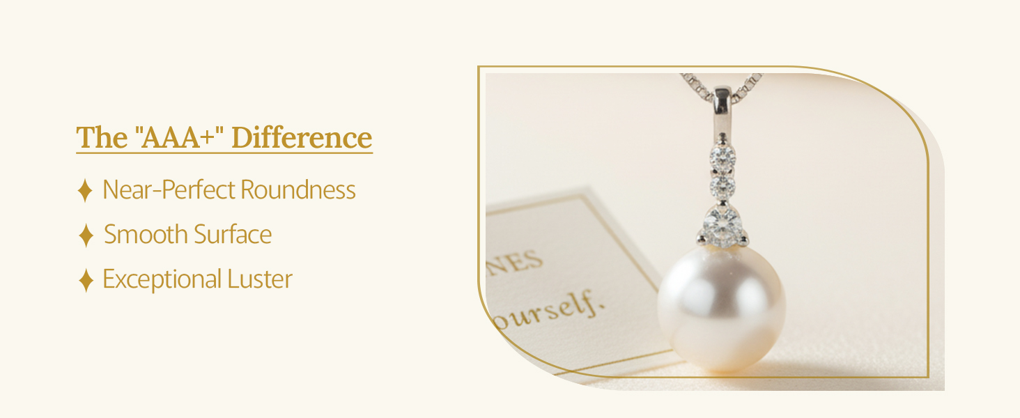 Natural Freshwater Pearl Necklace Grace Elegant Gift Women (5)