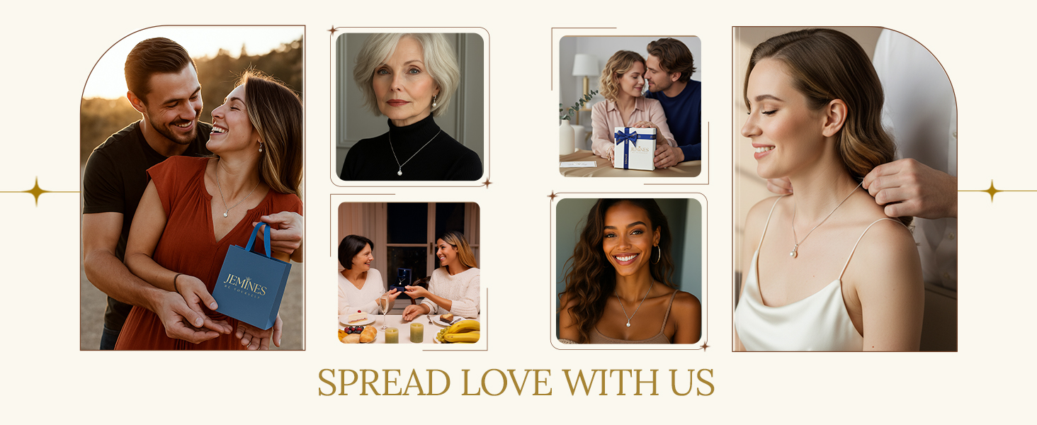 Natural Freshwater Pearl Necklace Grace Elegant Gift Women (8)