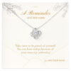 A Reminder Necklace with Message Card Gifts