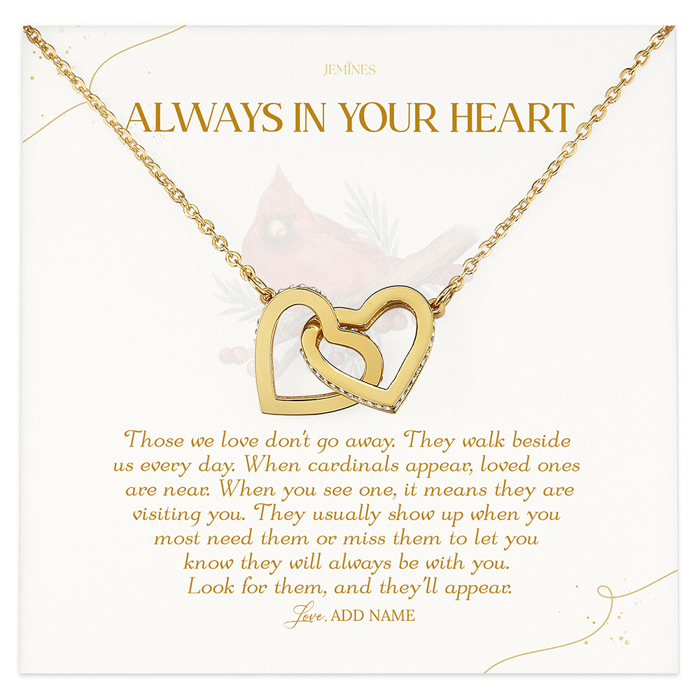 Always in Your Heart Sympathy Necklace Gifts