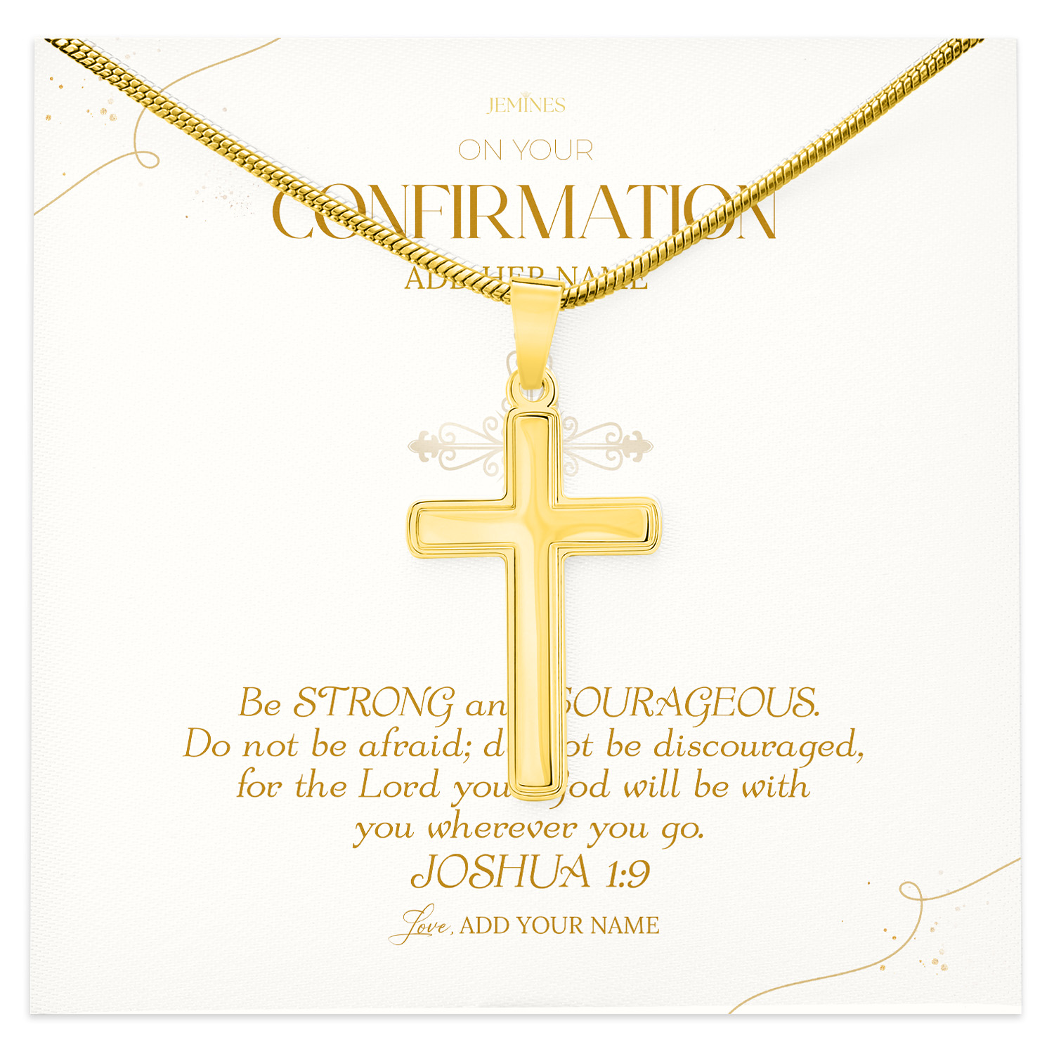 Confirmation Necklace Personalized Spiritual Gifts