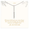 Custom Engraved 4 Sided Stick Necklace