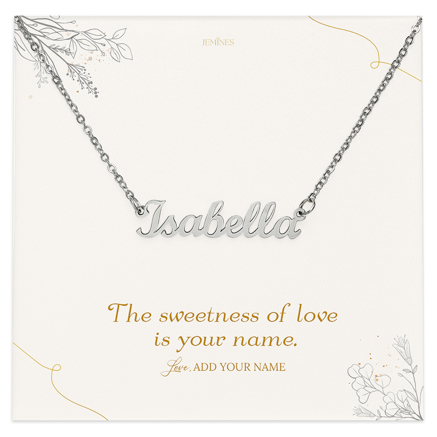 Custom Name Necklace Personalized Gifts for Her