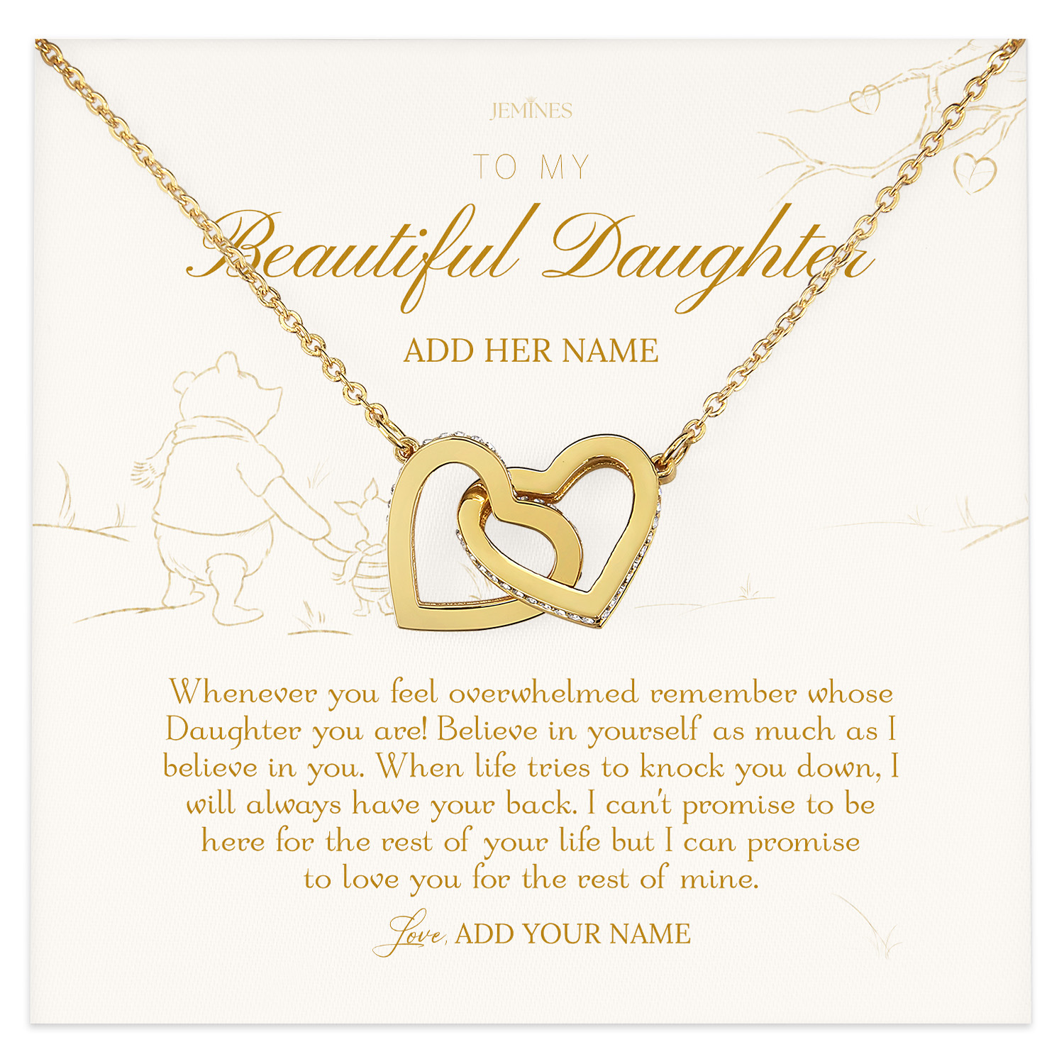 Daughter Necklace Personalized Gifts from Mom