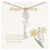 December Birth Month Flower Necklace Gifts