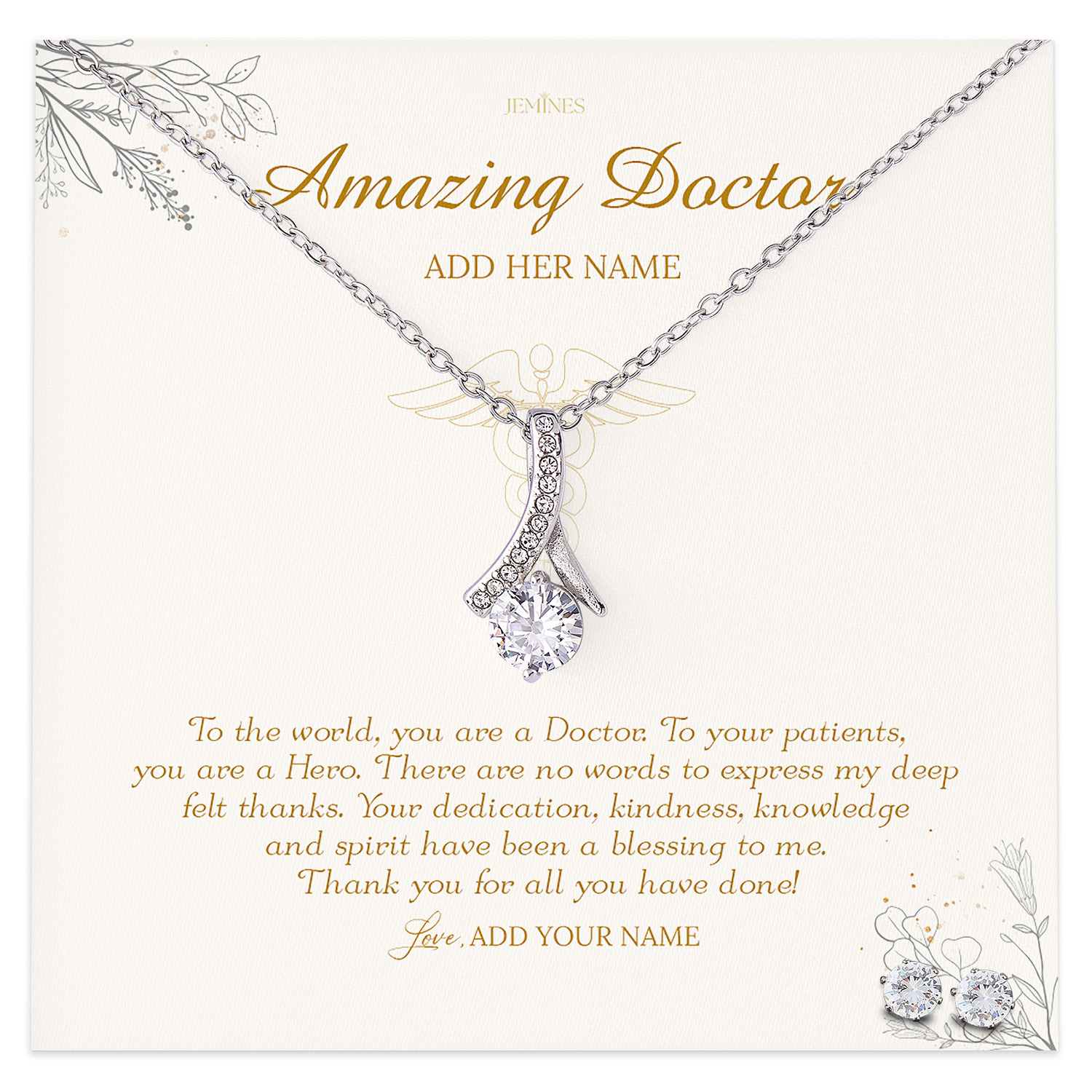 Doctor Appreciation Necklace Gifts