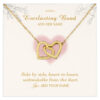 Everlasting Bond Necklace with Message Card Gifts
