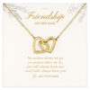 Friendship Necklace Personalized Distance Gifts