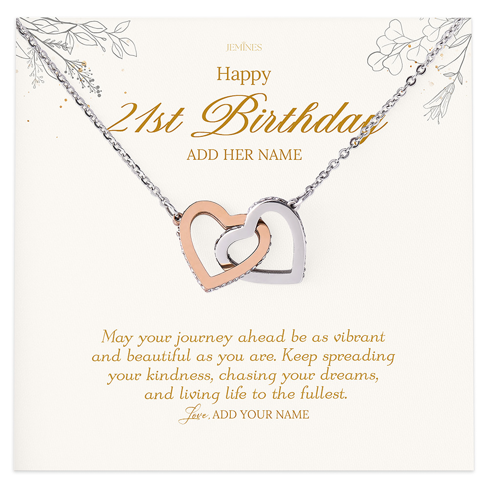 Happy 21st Birthday Necklace Gifts