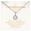 Happy 25th Anniversary Necklace Personalized Gifts