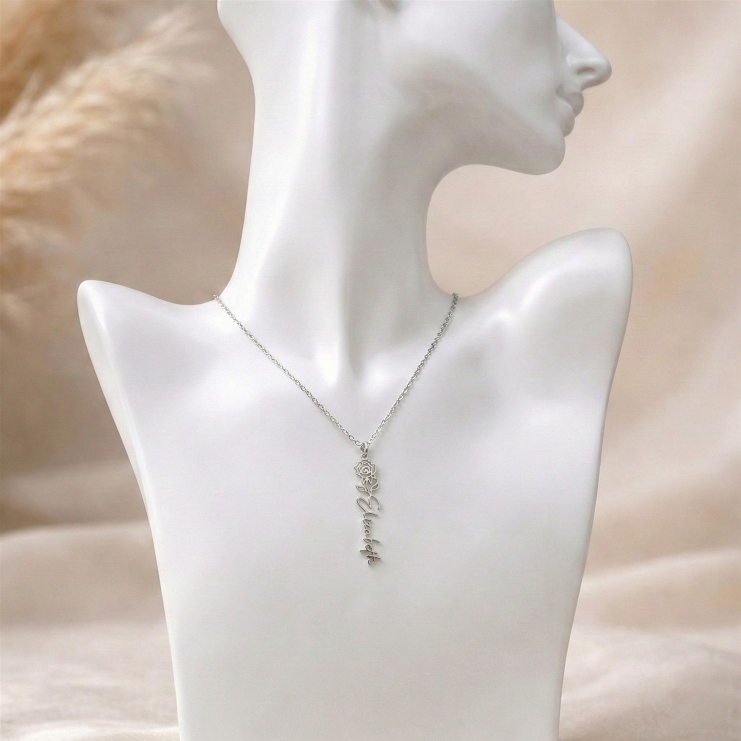 June Birth Month Flower Necklace Gifts - Image 7