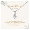 Mentor Appreciation Necklace Gifts