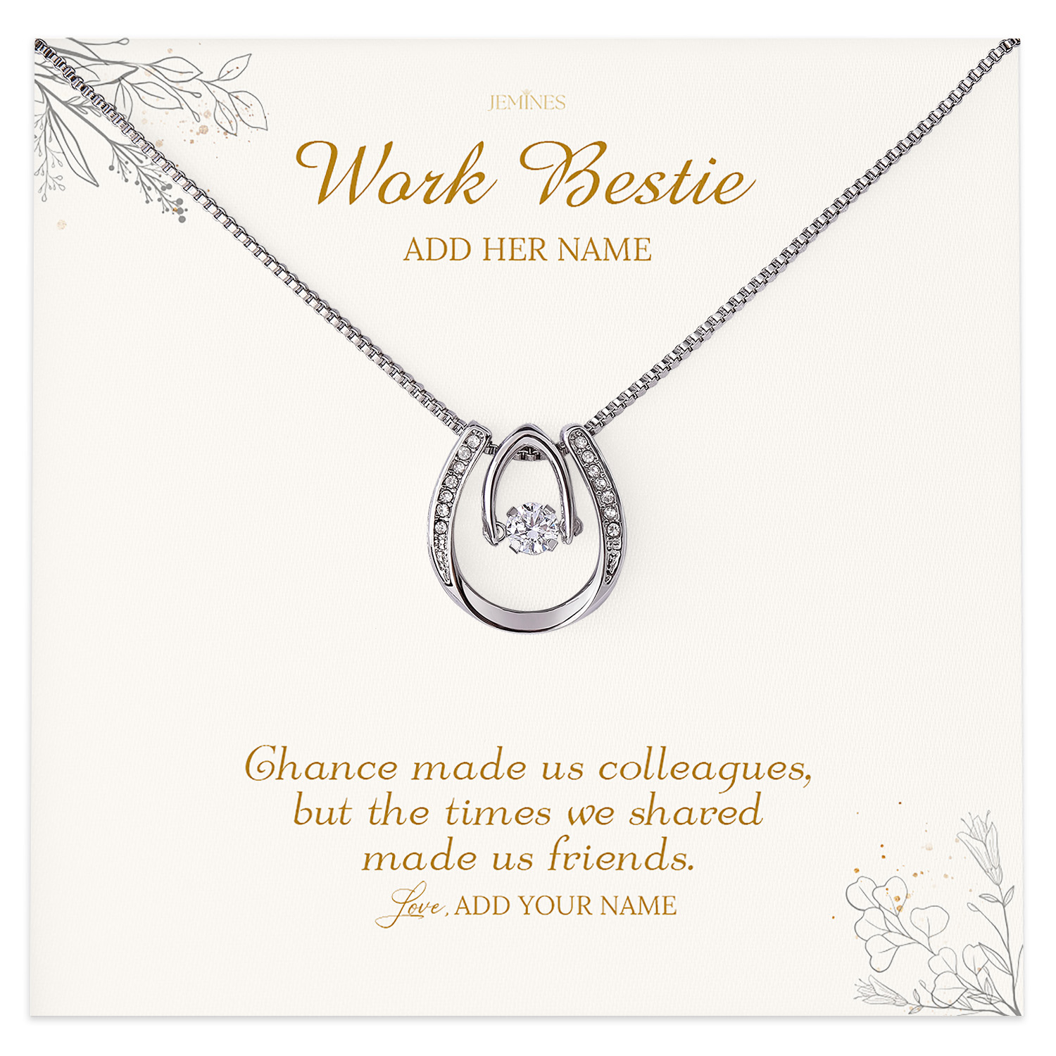 To Amazing Coworker Appreciation Necklace Gifts