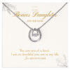 To My Bonus Daughter Necklace Personalized Gifts