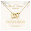 To My Bonus Sister Necklace Personalized Gifts