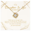To My Daughter-in-Law Necklace Personalized Gifts
