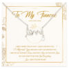 To My Fiancee Necklace Personalized Gifts