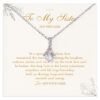 To My Sister Necklace Personalized Gifts