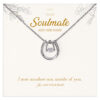 To My Soulmate Necklace Personalized Gifts