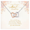 To My Wonderful Aunt Necklace Personalized Gifts